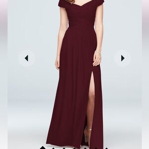 David’s bridal bridesmaid dress